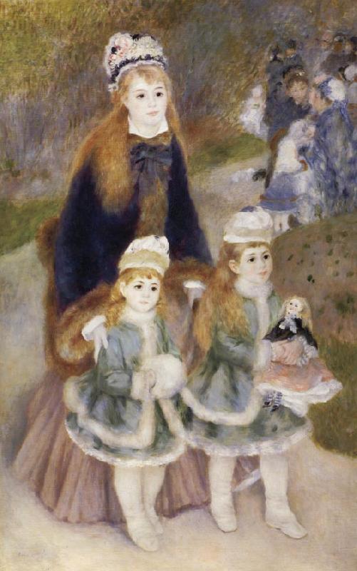 Pierre-Auguste Renoir Mother and children